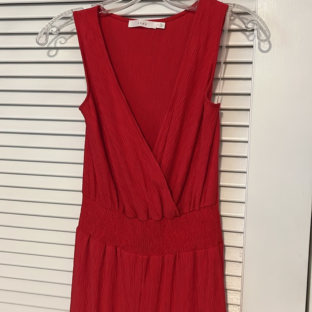 Red jumpsuit - Picture 2 of 5